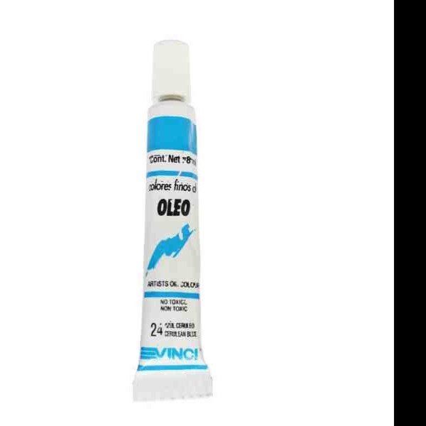 PINTURA OLEO 24 VINCI TUBO 8ML.AZUL CERULEO E.4 C.60